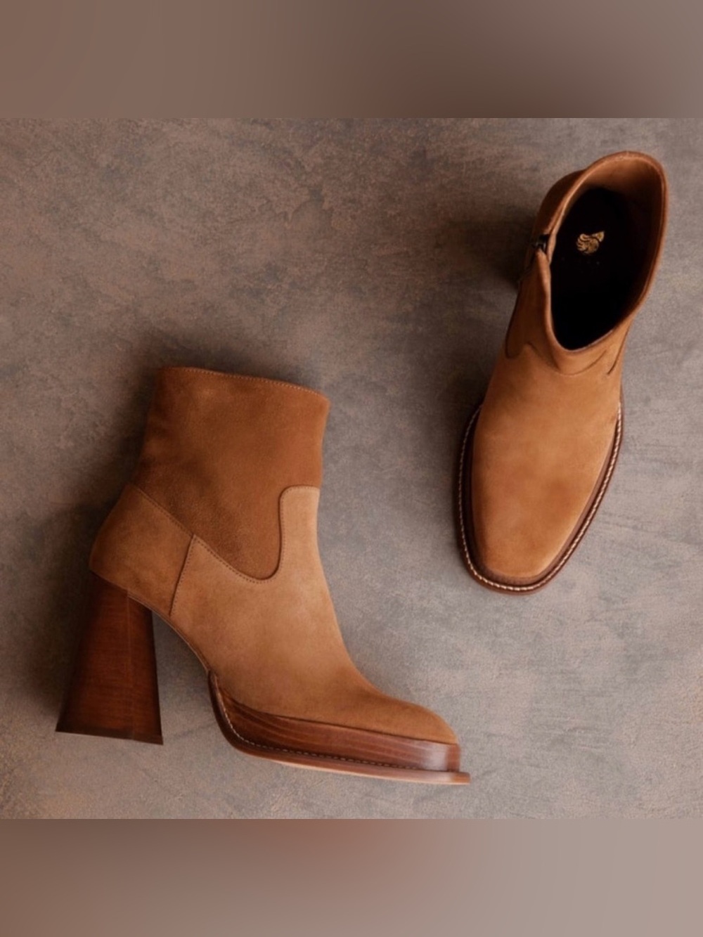 NIB Bobbies Marnie - Squirrel Suede 38